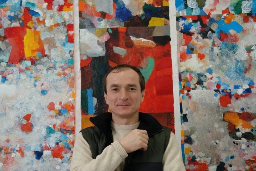 Грузинський та український художник Темо Свірелі, Вермонт Студіо Центр, США, 2010