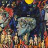 The Hell. Temo Svirely, georgian-ukrainian artist (born 1965 in Georgia- died 2014 in Ukraine), oil, canvas, 2010