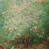 Cherry tree in blossom. Temo Svirely, georgian-ukrainian artist (born 1965 in Georgia - died 2014 in Ukraine), oil, canvas, 2008-2010